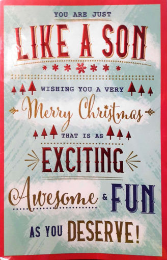 Picture of JUST LIKE A SON CHRISTMAS CARD